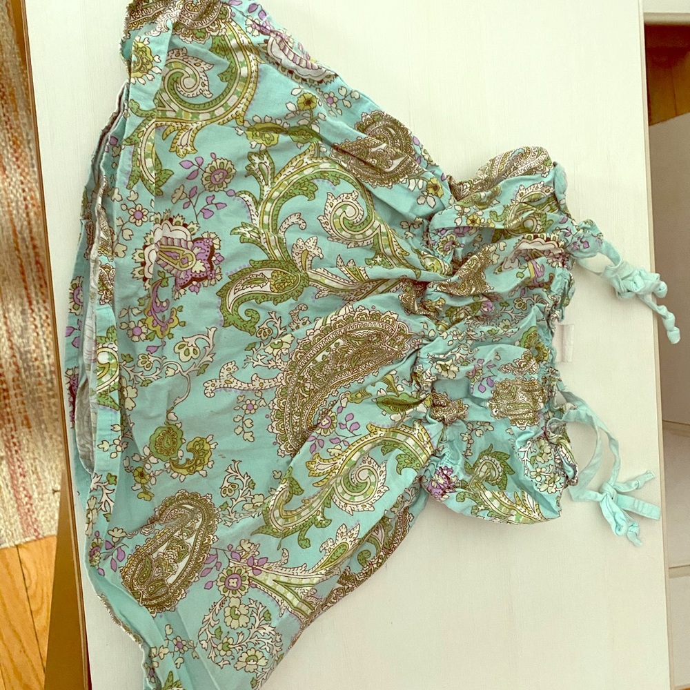 Boutique girls summer top in aqua